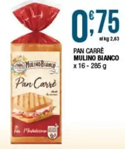 Sidis Pan Carrè Mulino Bianco offerta