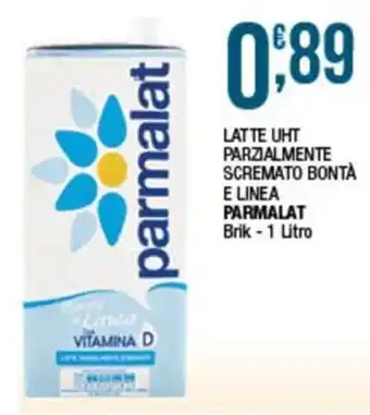 Sidis Latte UHT Parzialmente Scremato Bontà E Linea Parmalat offerta