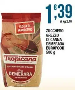 Sidis Zucchero grezzo di canna Demerara Tropicana offerta