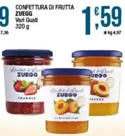 Sidis Confettura di frutta ZUEGG offerta