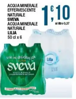 Sidis Acqua minerale effervescente naturale Sveva offerta