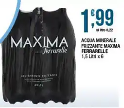 Sidis Acqua minerale frizzante Maxima Ferrarelle offerta