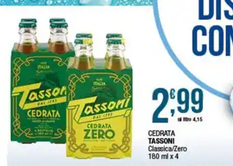 Sidis CEDRATA TASSONI Classica/Zero offerta
