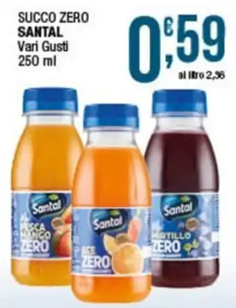 Sidis Succo Zero Santal offerta