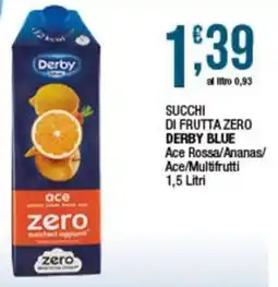 Sidis Succhi di frutta zero Derby Blue Ace offerta