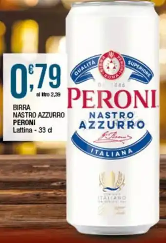Sidis BIRRA NASTRO AZZURRO PERONI offerta