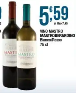 Sidis Vino Mastro Mastroberardino Bianco/Rosso offerta