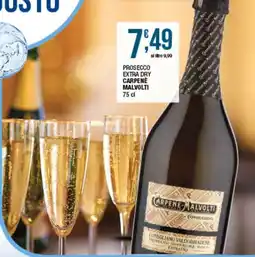 Sidis Prosecco Extra Dry Carpenè Malvolti offerta