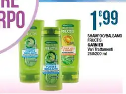 Sidis Shampoo/Balsamo Fructis Garnier offerta