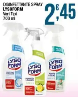 Sidis Disinfettante spray Lysoform offerta