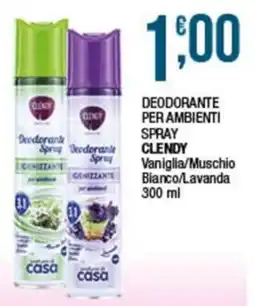 Sidis Deodorante Spray Clendy offerta