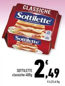 Conad Margherita Sottilette classiche offerta
