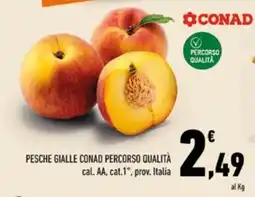 Conad Margherita PESCHE GIALLE CONAD PERCORSO QUALITÀ offerta