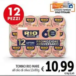 Spazio Conad TONNO RIO MARE offerta