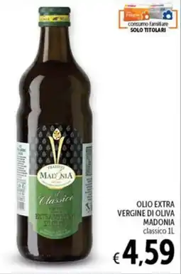 Spazio Conad OLIO EXTRA VERGINE DI OLIVA MADONIA classico offerta