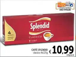 Spazio Conad Caffè Splendid classico offerta