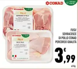 Conad Margherita POLLO FUSI DI POLLO offerta