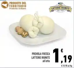 Conad Margherita PROVOLA FRESCA LATTERIE RIUNITE offerta