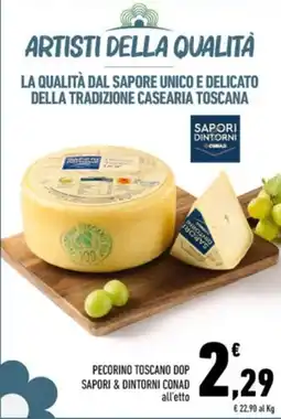 Conad Margherita Pecorino Toscano DOP Sapori & Dintorni Conad offerta