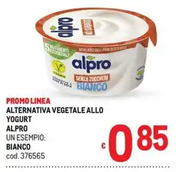 Metro Alternativa vegetale allo yogurt alpro bianco offerta