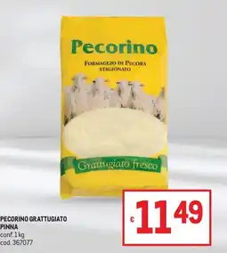 Metro Pecorino Grattugiato Pinna offerta