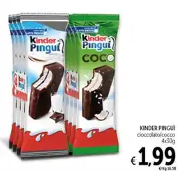 Spazio Conad Kinder Pinguì offerta