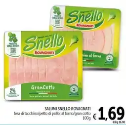 Spazio Conad Salumi Snello Rovagnati offerta
