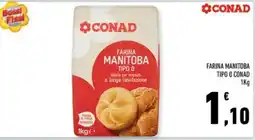 Conad Margherita Farina Manitoba Tipo 0 CONAD offerta