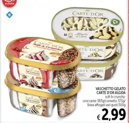 Spazio Conad VASCHETTO GELATO CARTE D'OR ALGIDA offerta