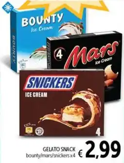 Spazio Conad GELATO SNACK bounty/mars/snickers offerta