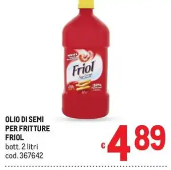 OLIO DI SEMI PER FRITTURE FRIOL