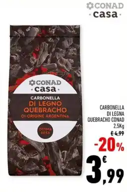 Conad Margherita CARBONELLA DI LEGNO QUEBRACHO CONAD offerta