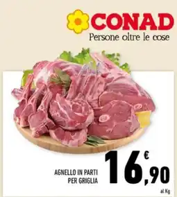 Conad Margherita CONAD AGNELLO IN PARTI PER GRIGLIA offerta