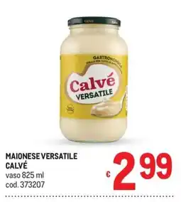 Metro Maionese Versatile Calvé offerta