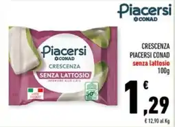 Conad Margherita Crescenza senza lattosio offerta