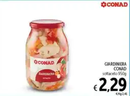 Spazio Conad GIARDINIERA CONAD offerta