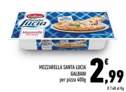 Conad Margherita Mozzarella Santa Lucia Galbani offerta