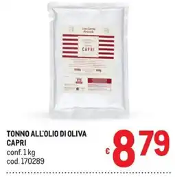 Metro TONNO ALL'OLIO DI OLIVA CAPRI offerta