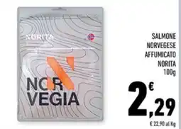 Conad Margherita Salmone Norvegese Affumicato Norita offerta