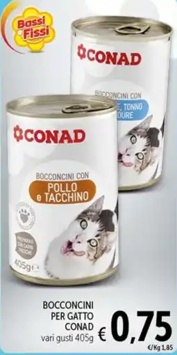 Spazio Conad Bocconcini per gatto Conad offerta