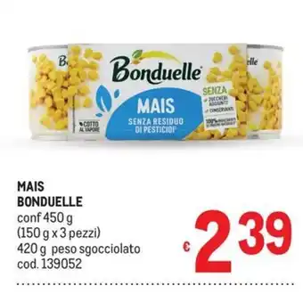 Metro MAIS BONDUELLE offerta