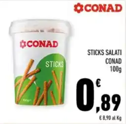 Conad Margherita Sticks salati CONAD offerta