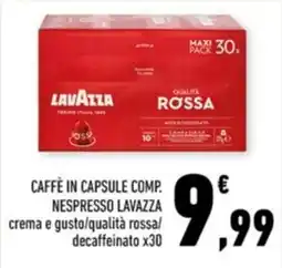 Conad Margherita Caffè in capsule comp. Nespresso Lavazza offerta