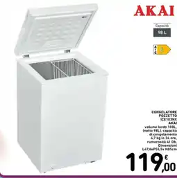 Spazio Conad CONGELATORE POZZETTO AKAI offerta