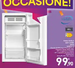 Spazio Conad FRIGO TAVOLO DAYA offerta