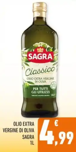 Conad Margherita Olio extra vergine di oliva Sagra offerta