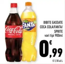 Conad Margherita Bibite gassate Coca Cola/Fanta/Sprite offerta