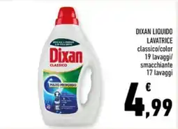 Conad Margherita Dixan liquido lavatrice classico/color offerta