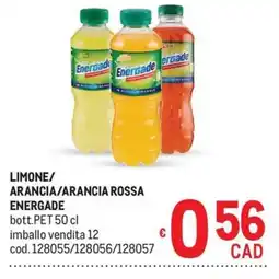 Metro Energade offerta