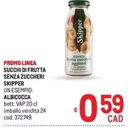 Metro Succhi di frutta senza zuccheri Skipper offerta